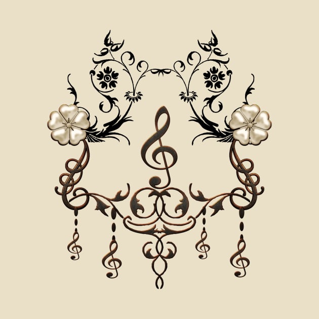 Music, decorative clef by Nicky2342