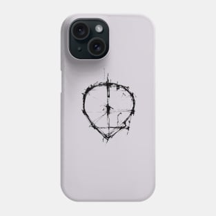 Transparent graphic heart Phone Case