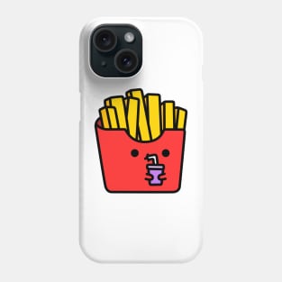 Fries with drink Phone Case