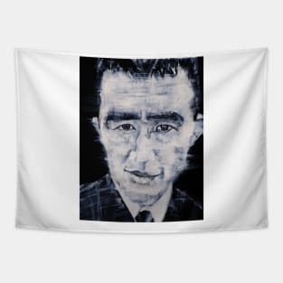 YUKIO MISHIMA acrylic portrait Tapestry