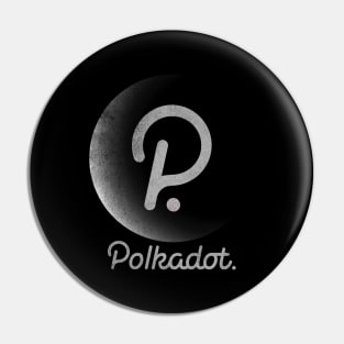 Vintage Polkadot DOT Coin To The Moon Crypto Token Cryptocurrency Blockchain Wallet Birthday Gift For Men Women Kids Pin