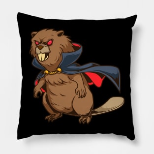 Monster animals - vampire beaver Pillow