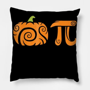 Pumpkin Pi Funny Halloween Pie Math Lover Algebra Pillow