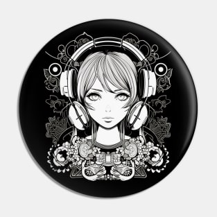 Cute Kawaii Girl Pin