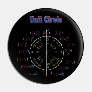 Unit Circle Trigonometry Pi for Nerdy Teacher Students Geek Pin