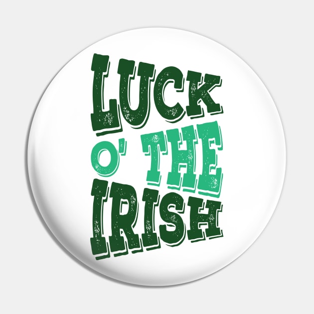 Luck O' The Irish Pin by ColoredRatioDesign