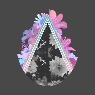 floral triangle T-Shirt