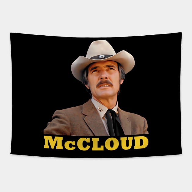 McCloud - Dennis Weaver Tapestry by wildzerouk