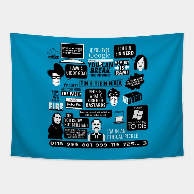 IT Quotes Tapestry by TomTrager