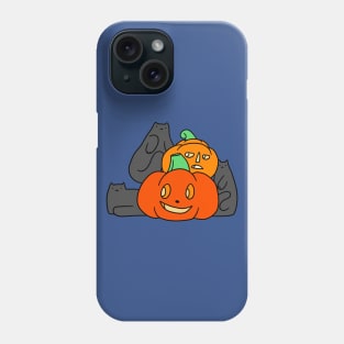 Cats and Pumpkins Phone Case