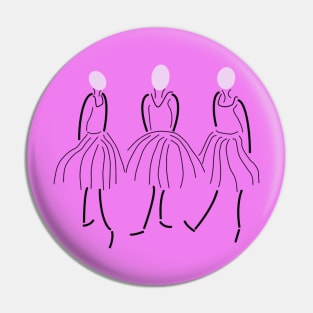 corp de ballet dancers Pin