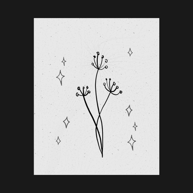 Minimalist Illustration Collage Plant Lover by A.P.