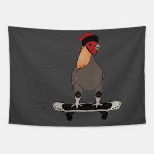 Radical Rooster: Tricks with Style! Tapestry