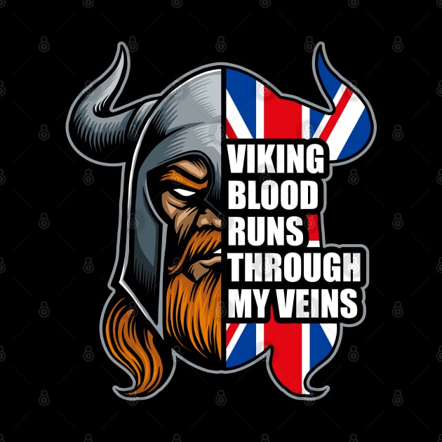 British Viking Warrior Culture UK Flag Valhalla by RadStar