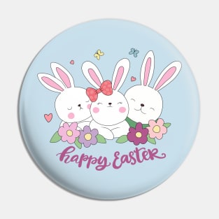Easter Bunnies Pin