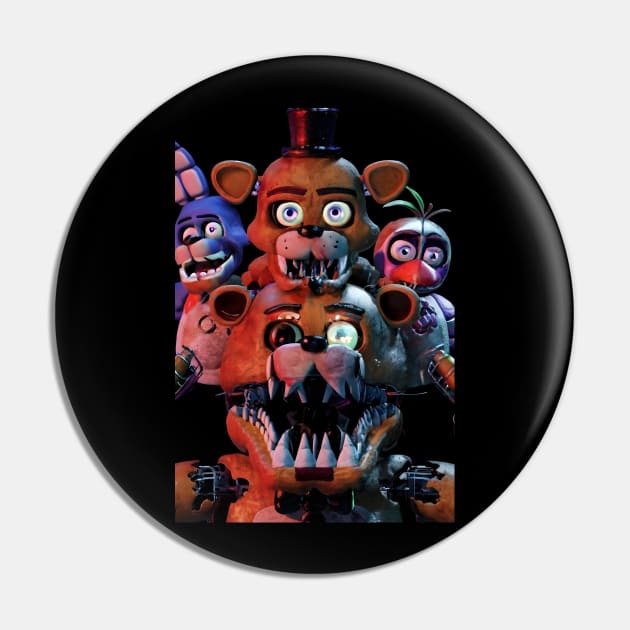 I Survived Five Nights At Freddy's Pizzeria Pin by Farmer