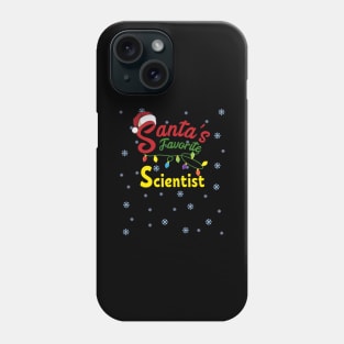 Santa's favorite Scientist Christmas Pajama Phone Case