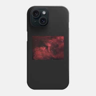 Star forming region, Soul Nebula in constellation Cassiopeia Phone Case