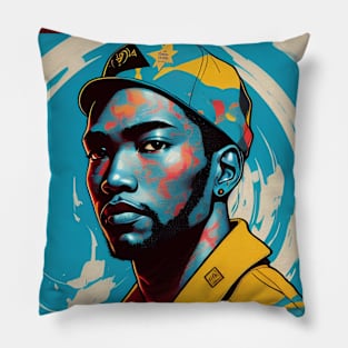 Hip-hop Be Blue Pillow