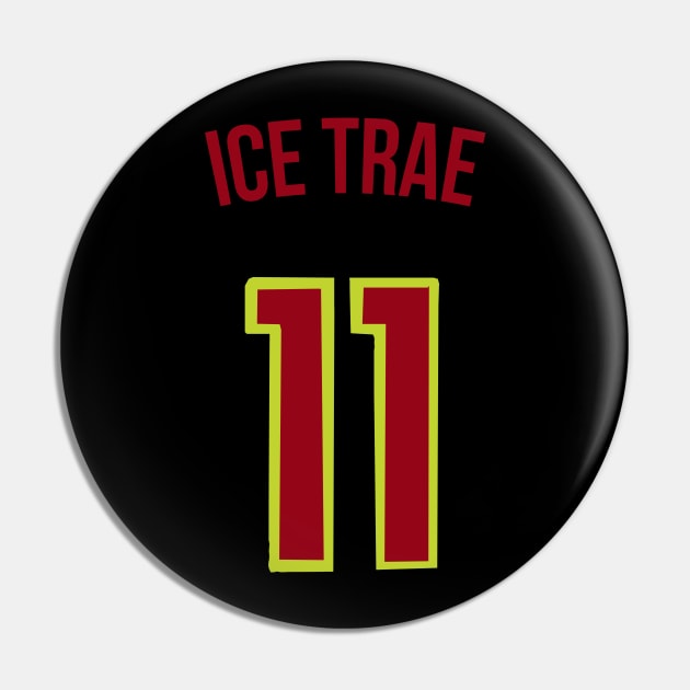 Trae Young 'Ice Trae' Nickname Jersey - Atlanta Hawks Pin by xavierjfong