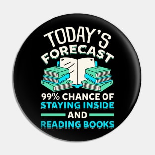 Staying Inside and Reading Books Pin