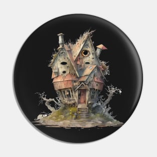 Goblincore house creepy cute house Pin