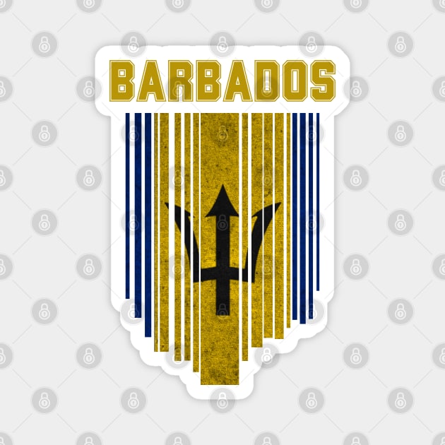 Barbados flag, barbadian flag Magnet by eka123