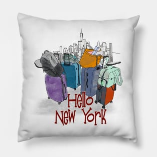 Hello New York Pillow