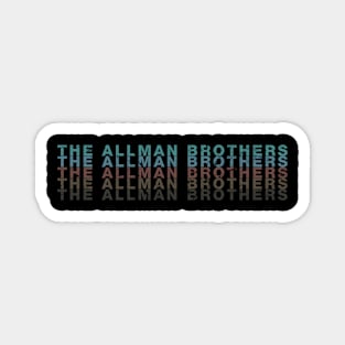 Vintage Proud Name Allman Personalized Birthday Retro Magnet