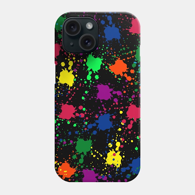 colorful Splash Pattern Phone Case by MONMON-75