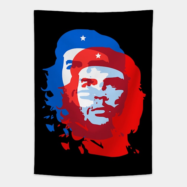 Che Guevara Rebel Cuban Guerrilla Revolution T-Shirt Tapestry by HiDearPrint