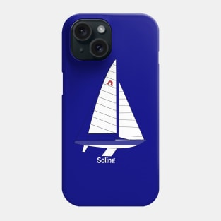 Soling International Keelboat Racing Class Phone Case