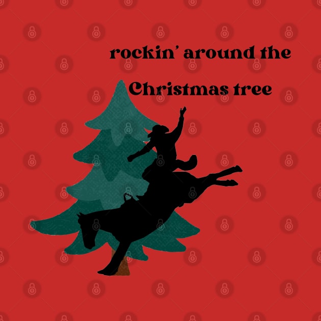 Rockin' Around the Christmas Tree Rodeo Cowboy by Pearlie Jane Creations