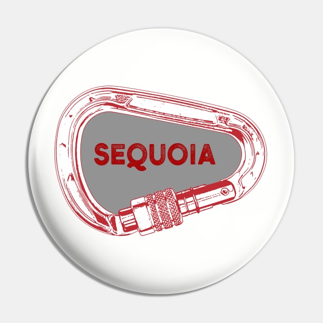Sequoia National Park Climbing Carabiner Pin by esskay1000