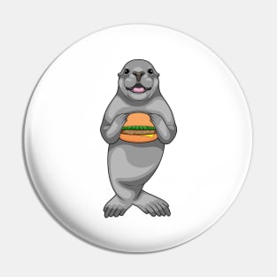 Seal Hamburger Pin