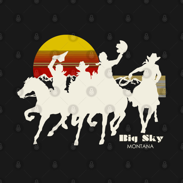 Disover Big Sky Montana - Big Sky Montana - T-Shirt