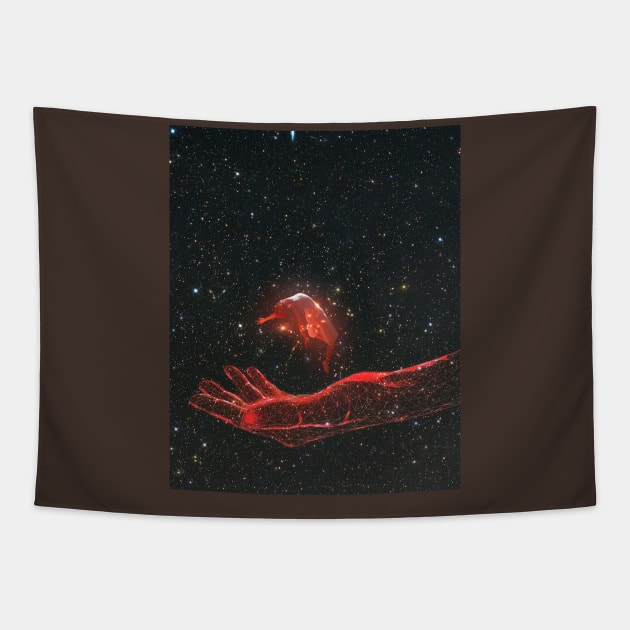 Hand of God Tapestry by DreamCollage