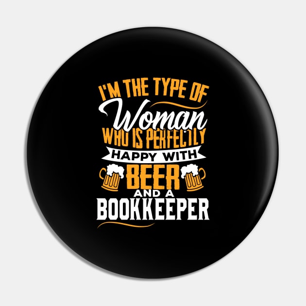 Bookkeeper's Wife Accountant Wife Gift Pin by Dolde08