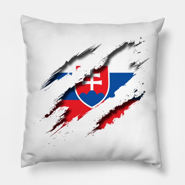 Slovakia Shredding Pillow by blackcheetah