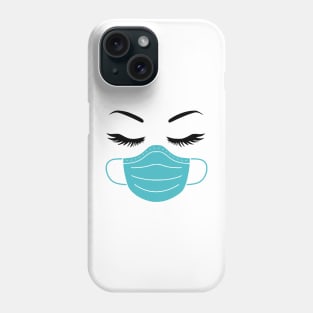 Mask Lashes Brows - A Nurse Phone Case