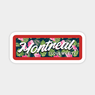 montreal bloom Magnet