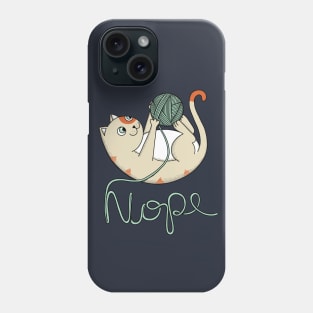 Cat Nope Phone Case