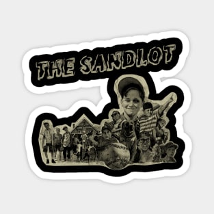 the sandlot vintage // black white design T-Shirt Magnet