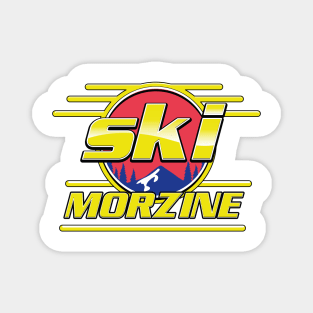 Morzine France Ski 80s logo Magnet