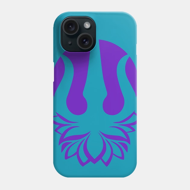 Yoga Lotus Pose Krishna Trident Phone Case by Scar