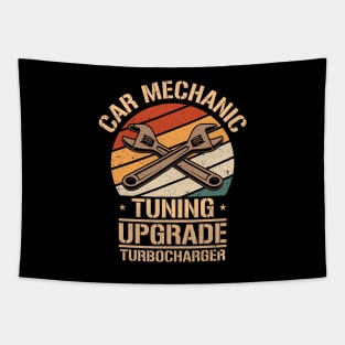 Car Mechanic Tuning Upgrade Turbocharger Tapestry