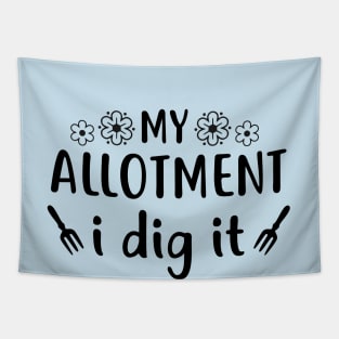 My Allotment I Dig It Tapestry