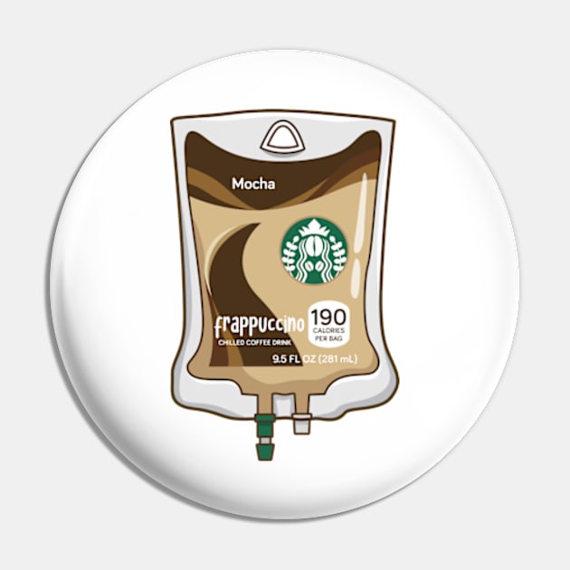 Mocha Iced Coffee IV Bag for medical and nursing students, nurses, doctors, and health workers who are coffee lovers Pin by spacedowl