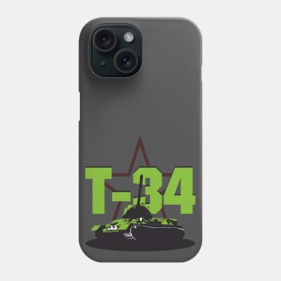 Soviet medium tank T-34-85 Phone Case