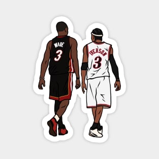 Dwyane Wade and Allen Iverson Magnet